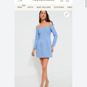 Tuckernuck Blakely Off-Shoulder Long Sleeve Dress